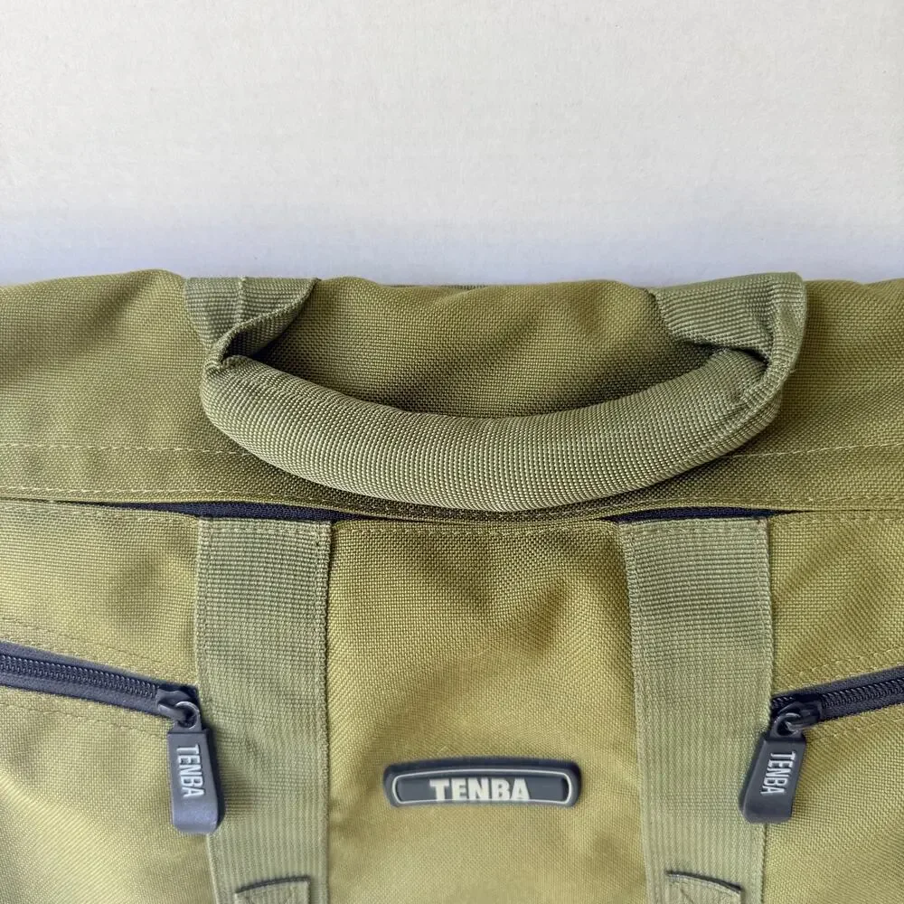 Tenba Olive Green Messenger Camera Bag Padded Laptop Shoulder Strap